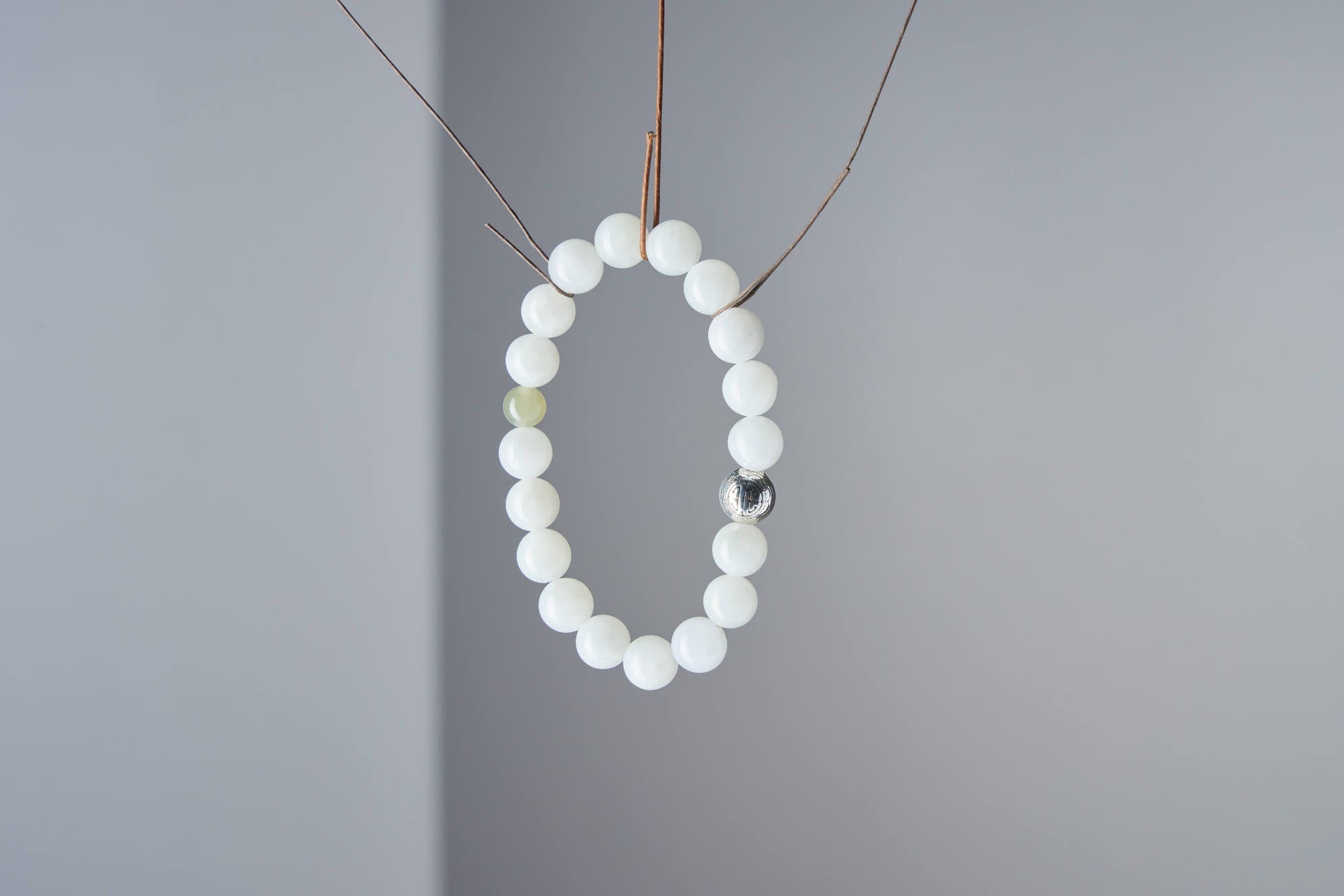 純天然和田玉手鏈「有證書」｜10mm｜養氣養心・福氣納身