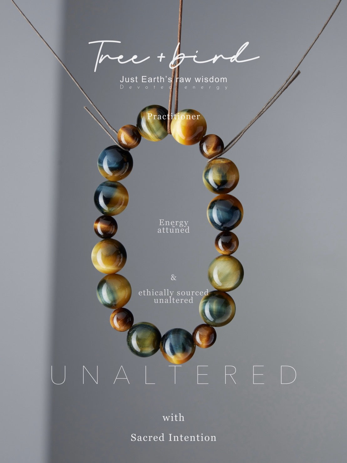 虎眼共生能量手鏈｜黃虎眼 × 藍虎眼｜男士招財防小人專屬款