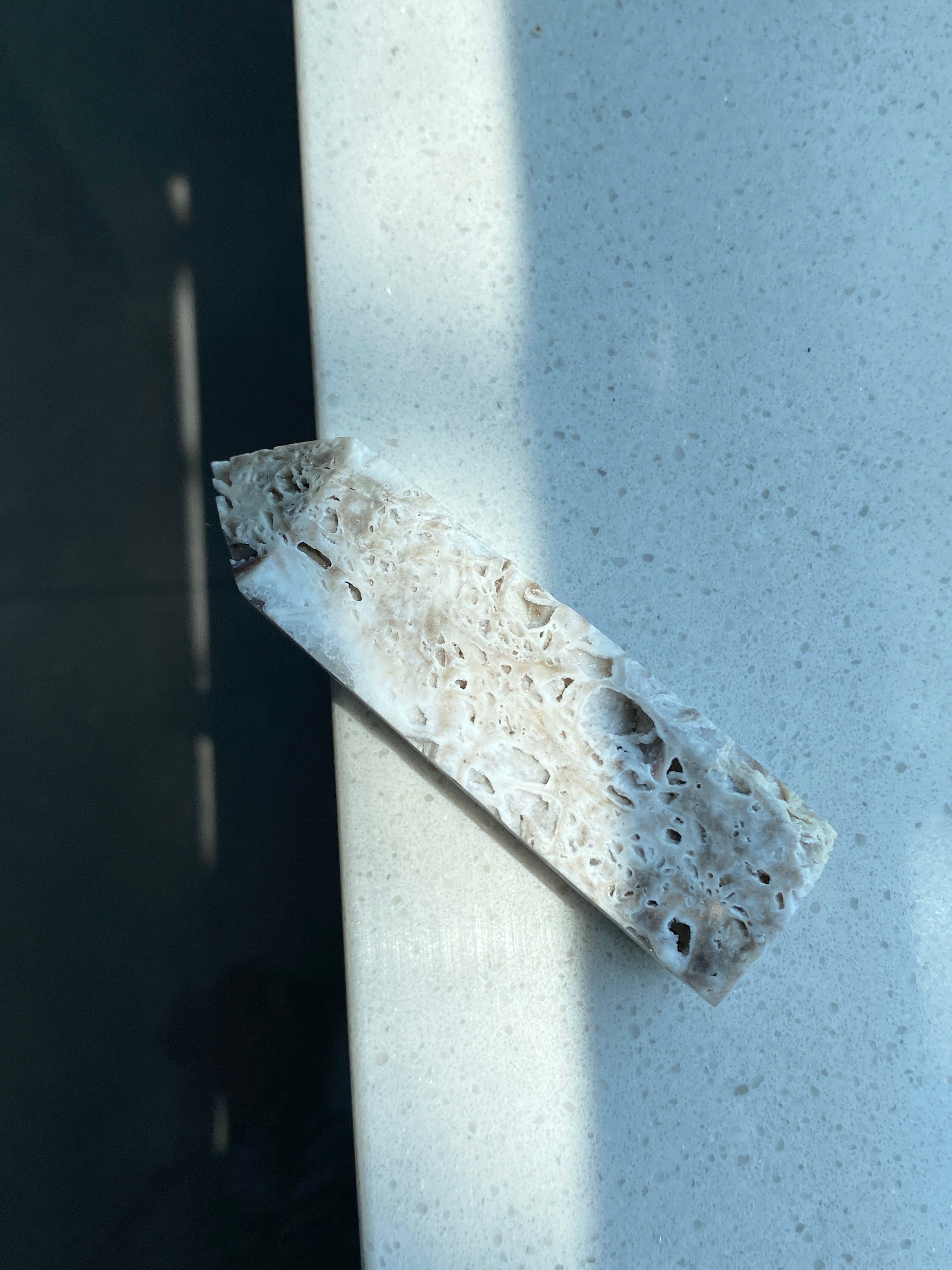 閃鋅礦水晶柱｜白色結晶體｜穩定能量場  • 空間淨化  • 療癒身心的能量之柱