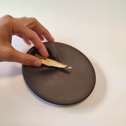 冥想淨化熏爐容器托盤｜秘魯聖木 × 白鼠尾草專用