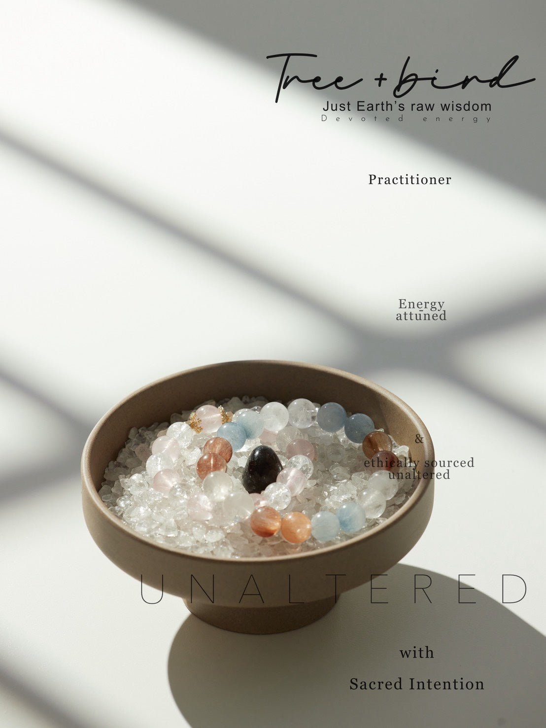 能量淨化｜7A純淨透體白水晶消磁碗｜隨附小能量石