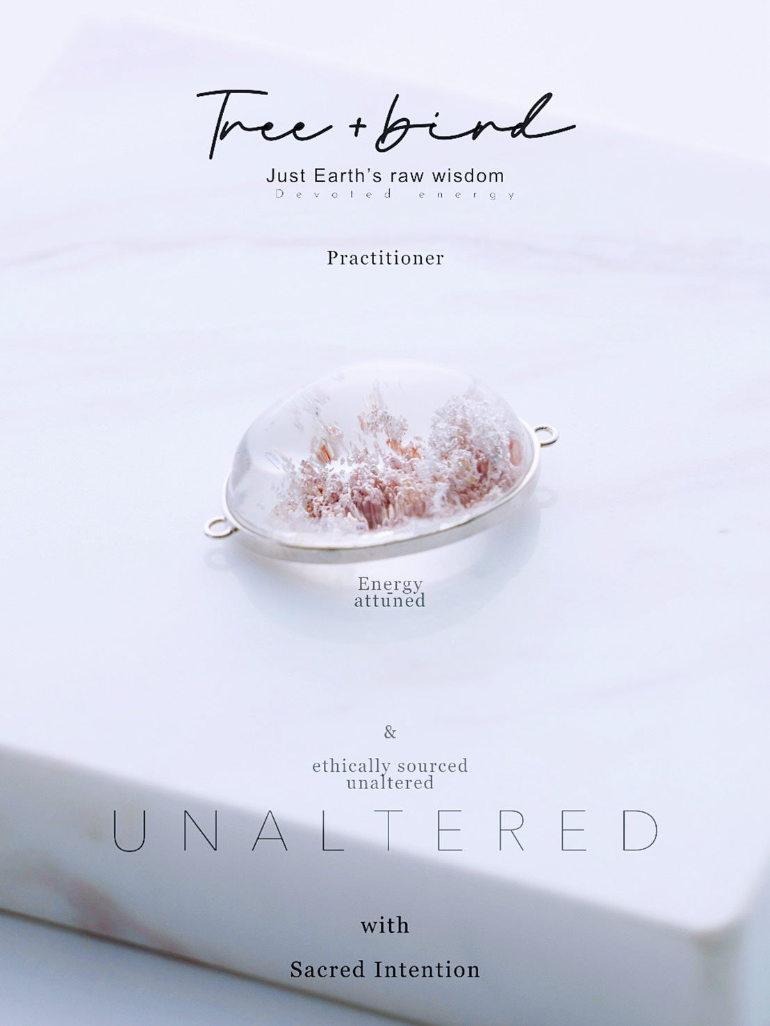 夢幻粉白幽靈共生礦｜水晶配件 DIY水晶設計款「獨一無二」稀缺純銀包邊蛋面