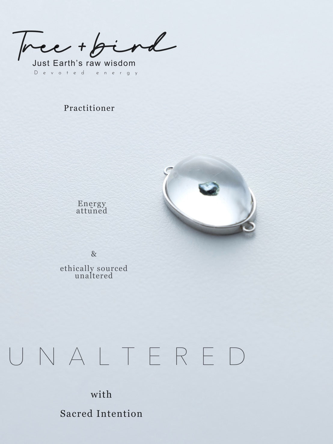 收藏款｜閃靈鑽黑紗包裹體礦 × 純銀包邊蛋面｜驅散負能量×淨化磁場